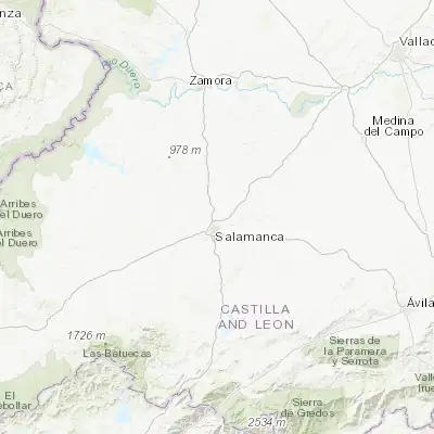 Map showing location of Villares de la Reina (41.008320, -5.648810)