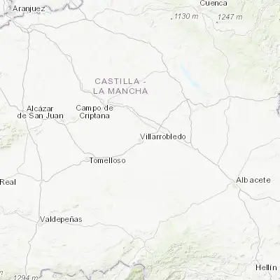 Map showing location of Villarrobledo (39.269920, -2.601190)