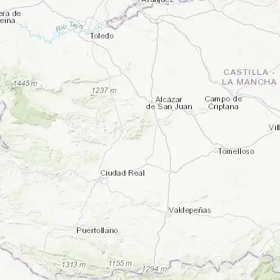 Map showing location of Villarrubia de los Ojos (39.220850, -3.608020)