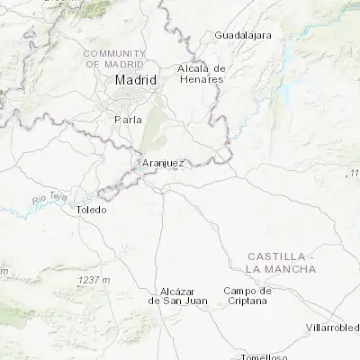 Map showing location of Villarrubia de Santiago (39.985550, -3.368980)