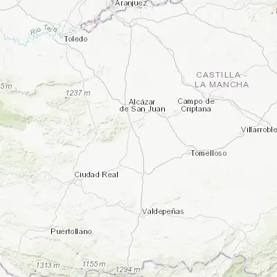 Map showing location of Villarta de San Juan (39.237850, -3.423330)