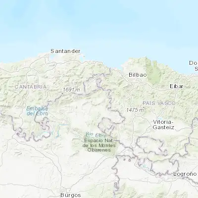 Map showing location of Villasana de Mena (43.100170, -3.282530)
