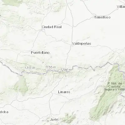 Map showing location of Viso del Marqués (38.522080, -3.563480)