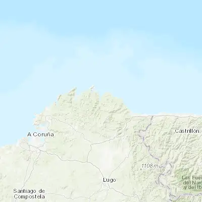 Map showing location of Viveiro (43.662280, -7.593440)