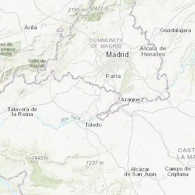 Map showing location of Yuncos (40.085900, -3.871060)