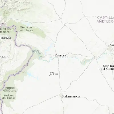 Map showing location of Zamora (41.506330, -5.744560)