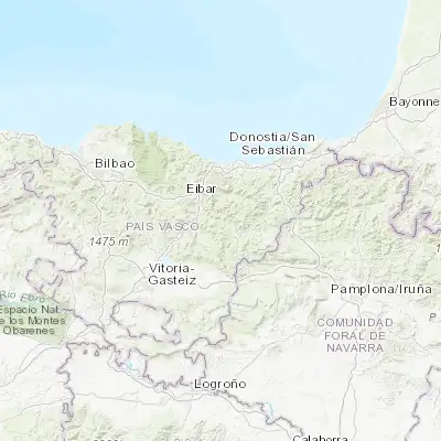 Map showing location of Zumarraga (43.088580, -2.314080)