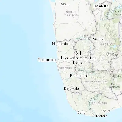 Map showing location of Mulleriyawa (6.933000, 79.929700)