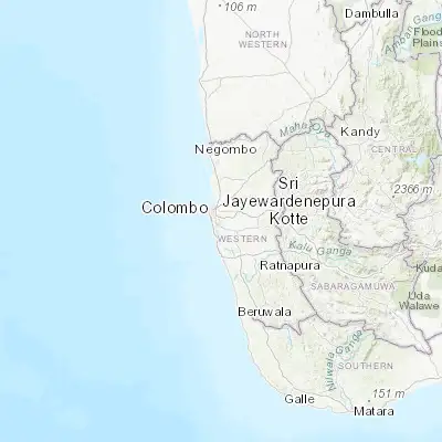 Map showing location of Pita Kotte (6.890500, 79.901500)