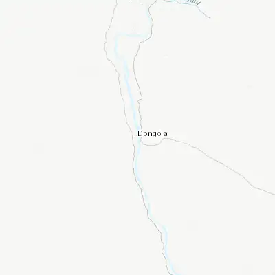 Map showing location of Dongola (19.181630, 30.476890)