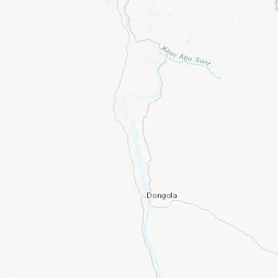 Map showing location of Karmah an Nuzul (19.633330, 30.416670)