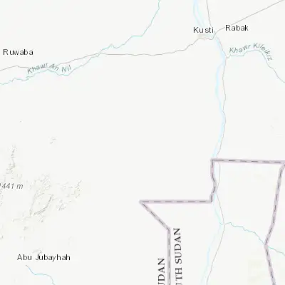 Map showing location of Marabba (12.350000, 32.183330)
