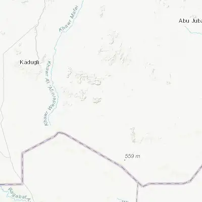 Map showing location of Talodi (10.632460, 30.379700)