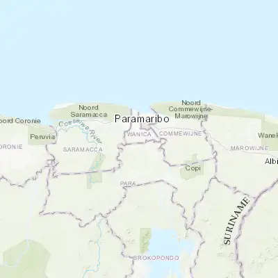 Map showing location of Lelydorp (5.700000, -55.233330)