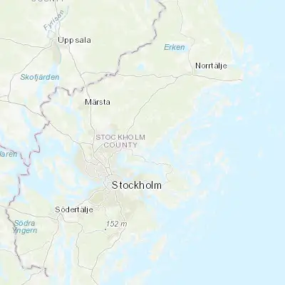 Map showing location of Åkersberga (59.479440, 18.299670)