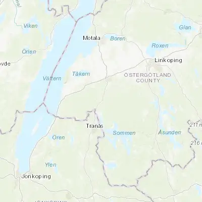 Map showing location of Boxholm (58.197190, 15.053760)