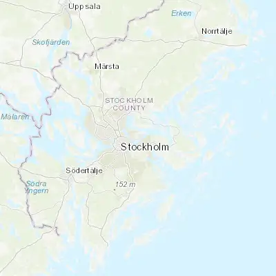 Map showing location of Brevik (59.350000, 18.200000)