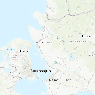 Map showing location of Ekeby (56.000000, 12.966670)