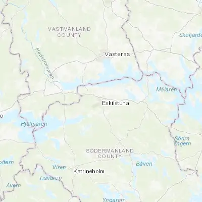 Map showing location of Eskilstuna (59.366610, 16.507700)