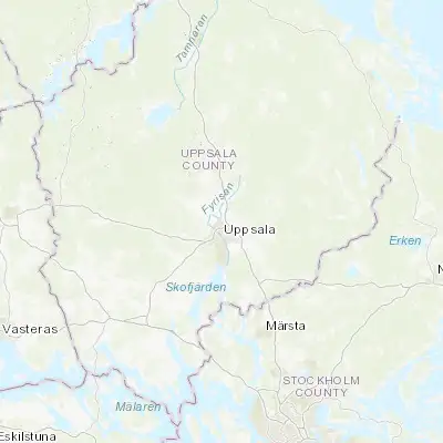 Map showing location of Gamla Uppsala (59.898170, 17.633860)