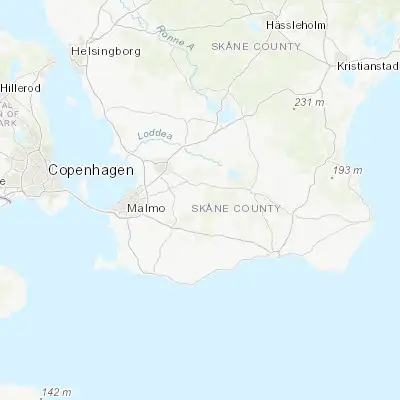 Map showing location of Genarp (55.599070, 13.398200)