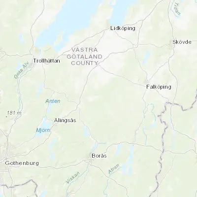 Map showing location of Herrljunga (58.077390, 13.026620)