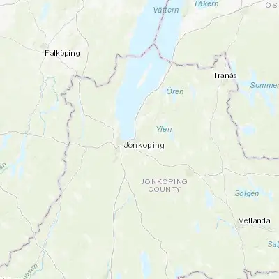 Map showing location of Huskvarna (57.785960, 14.302140)