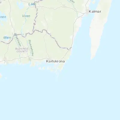 Map showing location of Jämjö (56.191870, 15.841150)