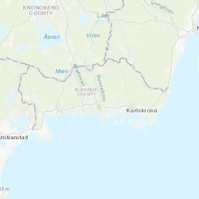 Map showing location of Kallinge (56.248410, 15.287210)