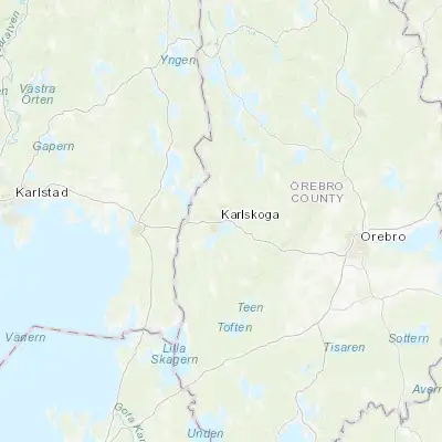 Map showing location of Karlskoga (59.326670, 14.523860)