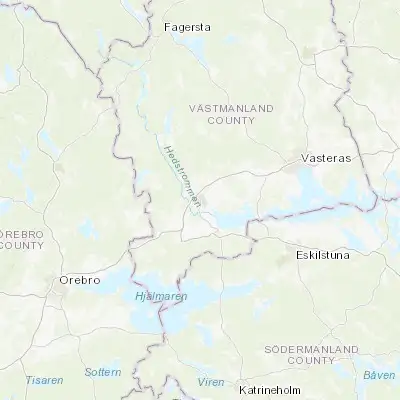 Map showing location of Köping (59.514040, 15.992550)