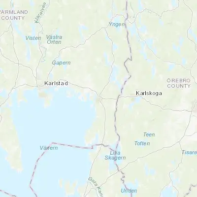 Map showing location of Kristinehamn (59.309780, 14.108080)