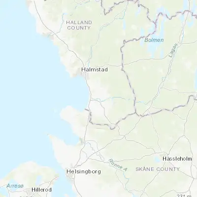 Map showing location of Laholm (56.512070, 13.043710)