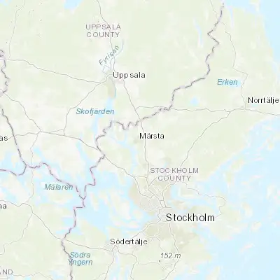 Map showing location of Märsta (59.621570, 17.854760)