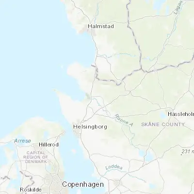 Map showing location of Munka-Ljungby (56.250000, 12.966670)