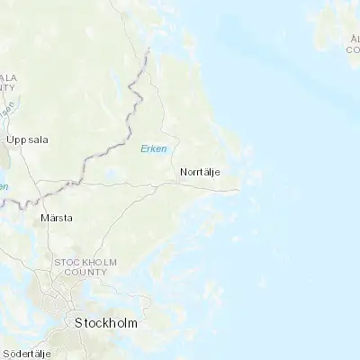 Map showing location of Norrtälje (59.757990, 18.704960)