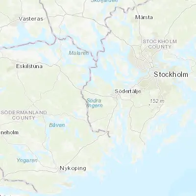 Map showing location of Nykvarn (59.177180, 17.432300)