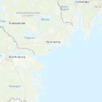 Map showing location of Oxelösund (58.670570, 17.101520)