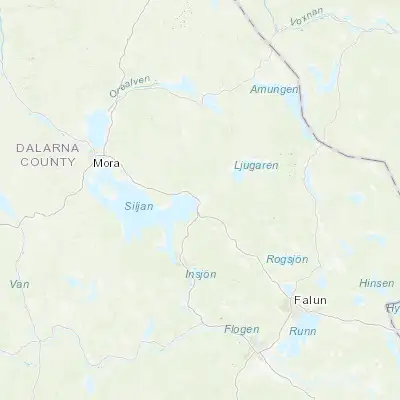 Map showing location of Rättvik (60.886320, 15.117870)