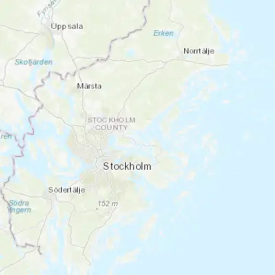 Map showing location of Resarö (59.429100, 18.333860)