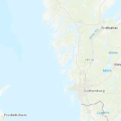 Map showing location of Skärhamn (57.986650, 11.557420)