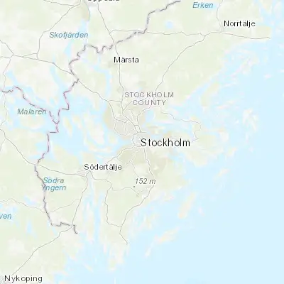 Map showing location of Södermalm (59.312780, 18.075770)