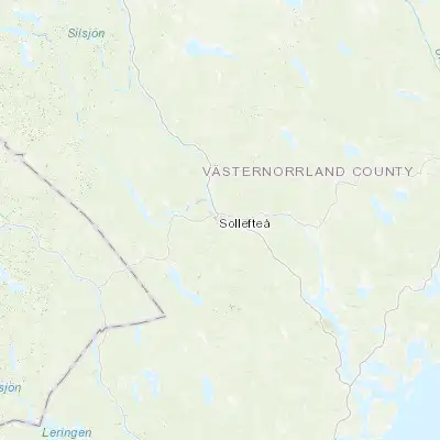 Map showing location of Sollefteå (63.166670, 17.266670)