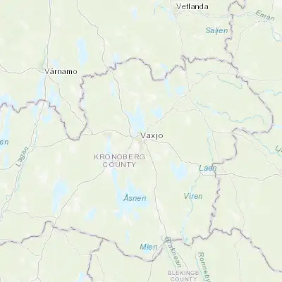 Map showing location of Växjö (56.877670, 14.809060)
