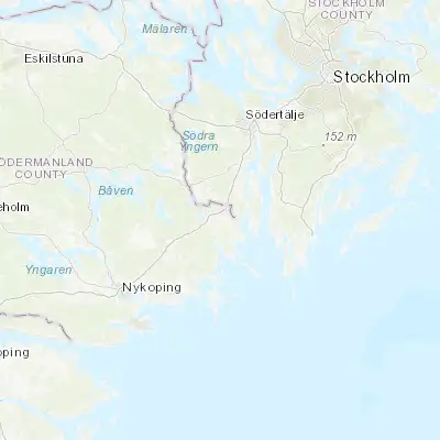 Map showing location of Vagnhärad (58.945870, 17.487570)