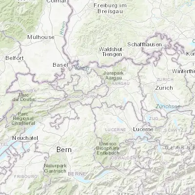 Map showing location of Aarburg (47.320670, 7.899860)