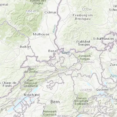 Map showing location of Aesch (47.471040, 7.597300)