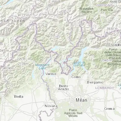 Map showing location of Agno (45.998630, 8.900300)