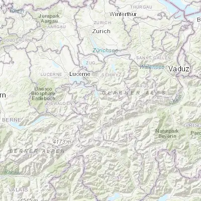 Map showing location of Altdorf (46.880420, 8.644410)