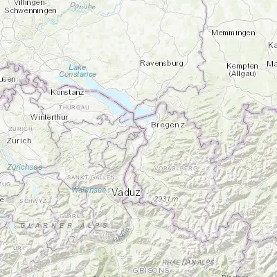 Map showing location of Balgach (47.405560, 9.607020)